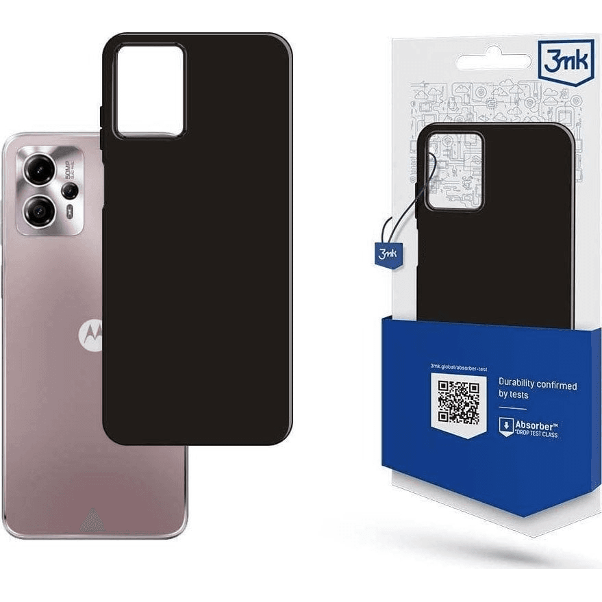 Kryt 3mk pre Motorola Moto G13, Moto G23 čierny