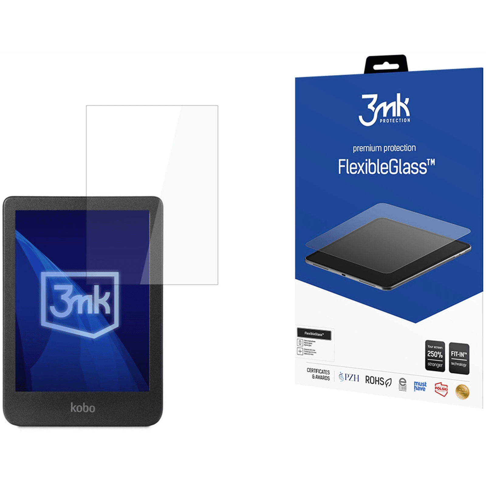 Hybridné sklo na displej pre Kobo Clara Colour 6" - 3mk FlexibleGlass