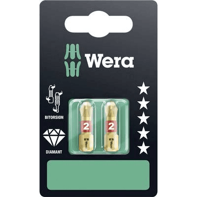 Bity PH 2 x 25mm (2ks na blistri)WERA 073335