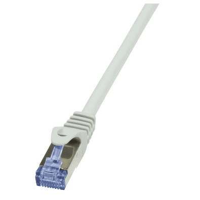 Patchcord S/FTP 6a Logilink RJ45 / RJ45 15 m sivá