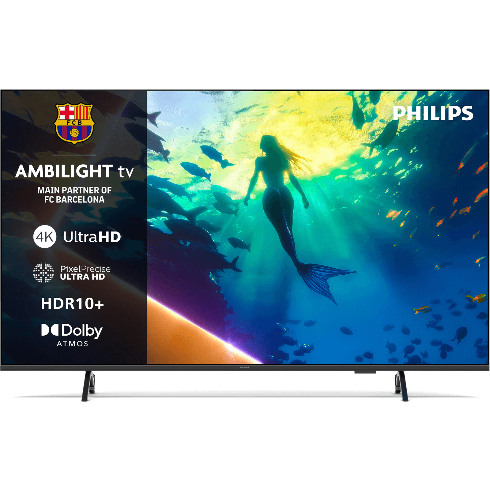 Philips 55PUS8010/12 televízor 139,7 cm (55") 4K Ultra HD Smart TV Wi-Fi Čierna