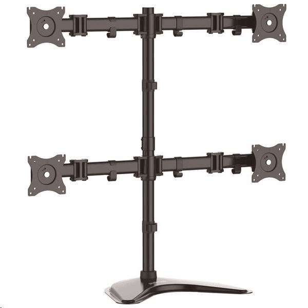 StarTech.com ARMBARQUAD držiak / stojan na monitory 68,6 cm (27") Čierna Stôl