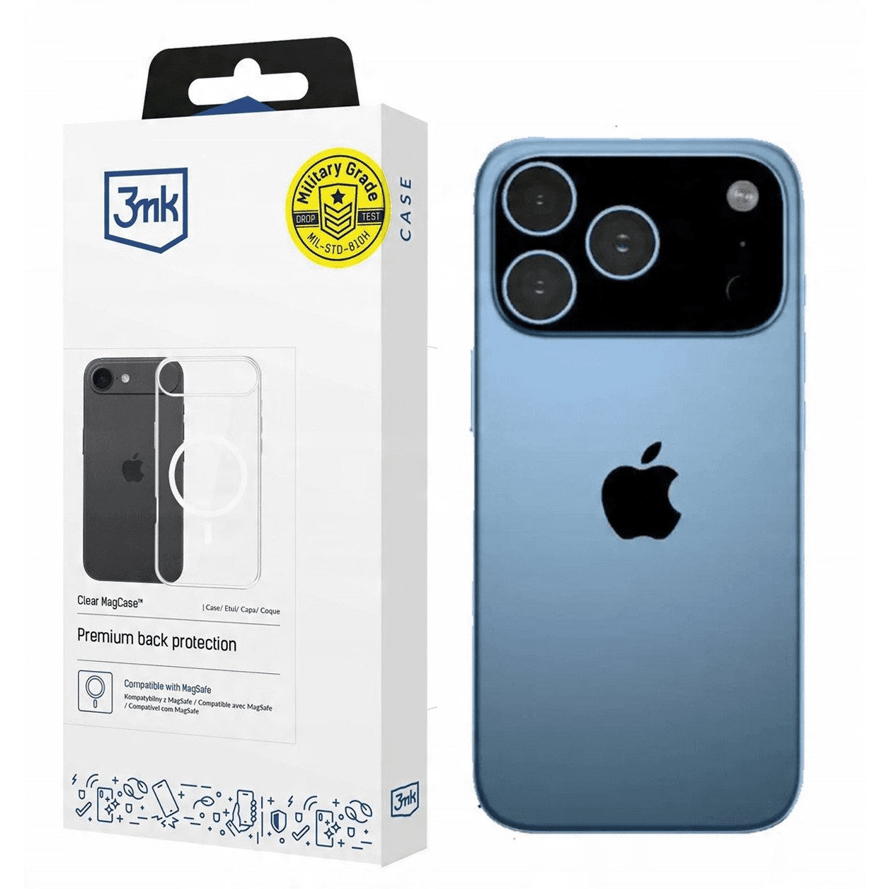 Kryt 3mk pre Apple iPhone 17 Pro bezfarebný