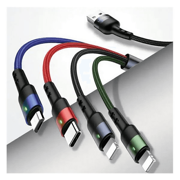 Sada USB káblov - USB typ C / microUSB / Lightning Usams