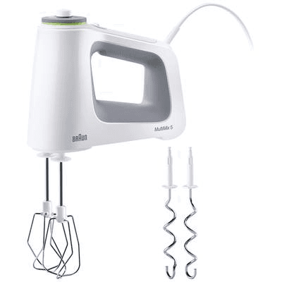 Braun HM 5000 WH Ručný mixér 700 W Šedá, Biela
