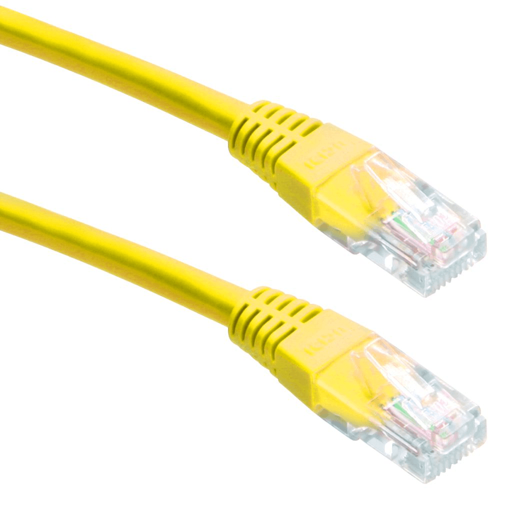 GEMBIRD patchcord RJ45 kryt zaplavený kat 5e UTP 3 m žltý