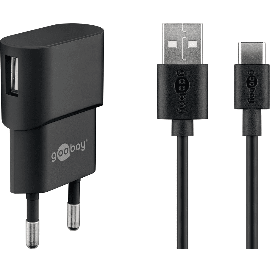 Nabíjacia súprava, napájací adaptér s káblom USB-C 1m , 1A