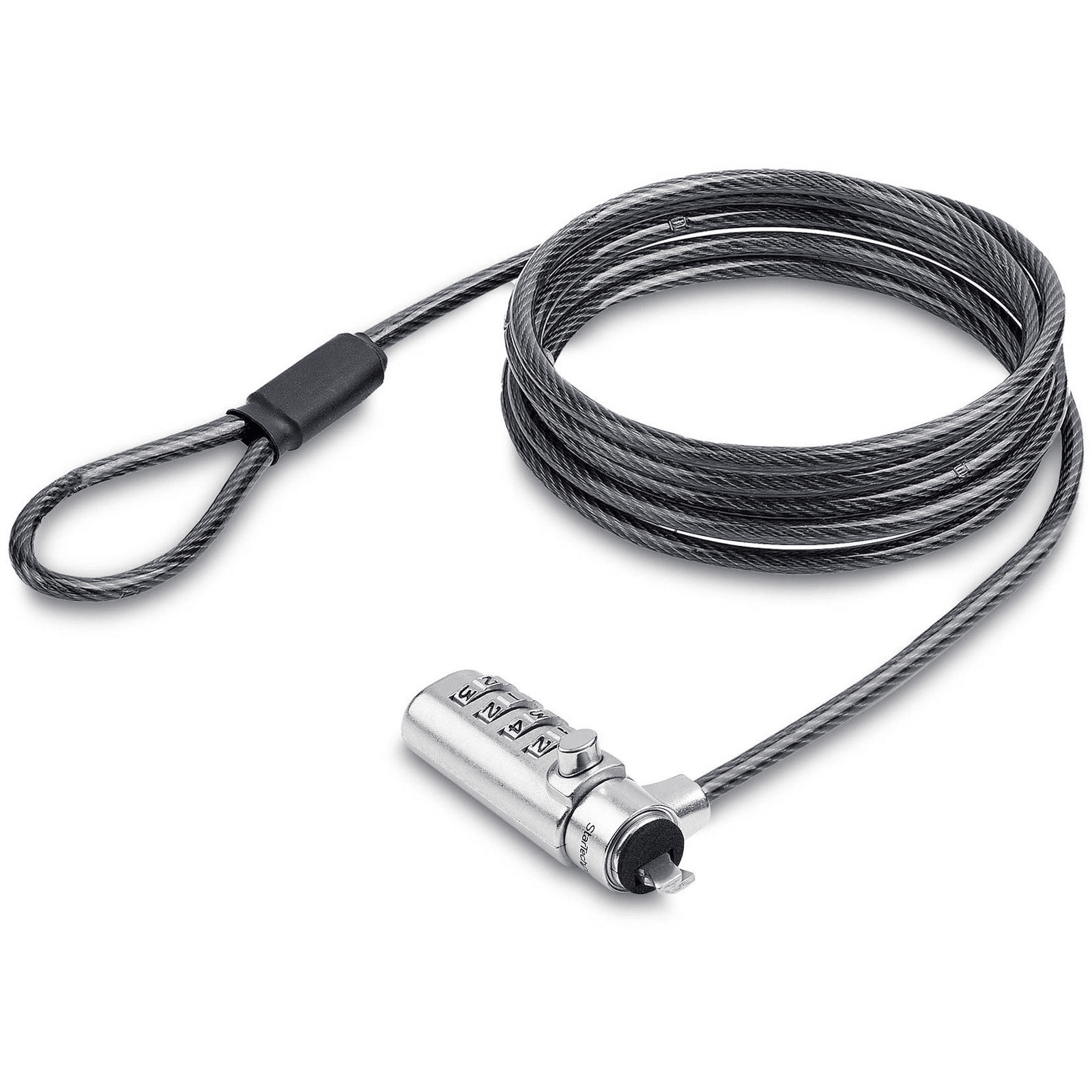 StarTech.com SNBLC4D-LAPTOP-LOCK zámok Čierna, Strieborná 2 m