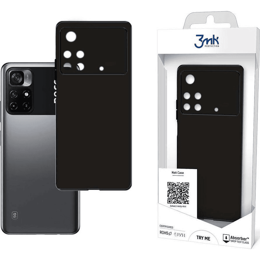 Kryt 3mk pre Xiaomi POCO M4 Pro čierny