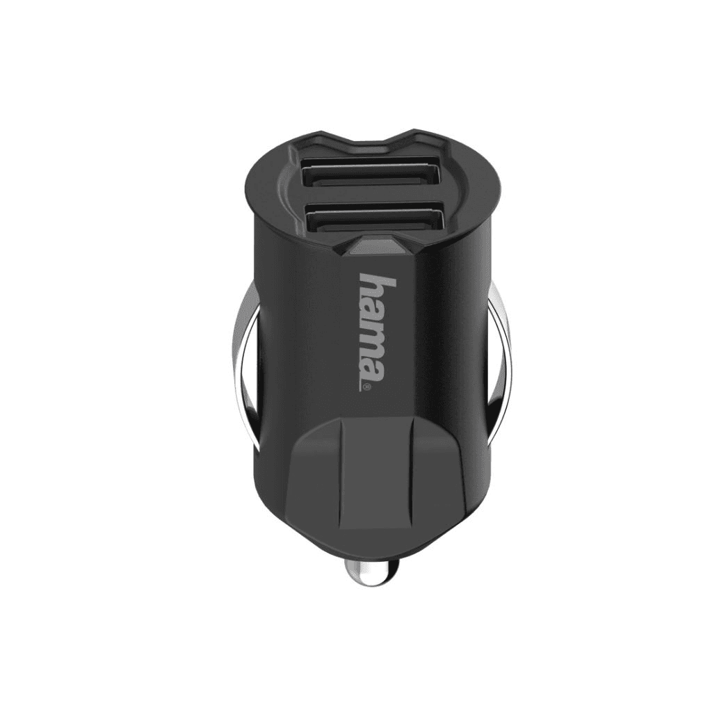 Hama 00200015 nabíjačka na PDA a mobilné telefóny Čítačka e-kníh, MP3, Prenosný reproduktor, Smartfón, Tablet Čierna Zapaľovač Auto