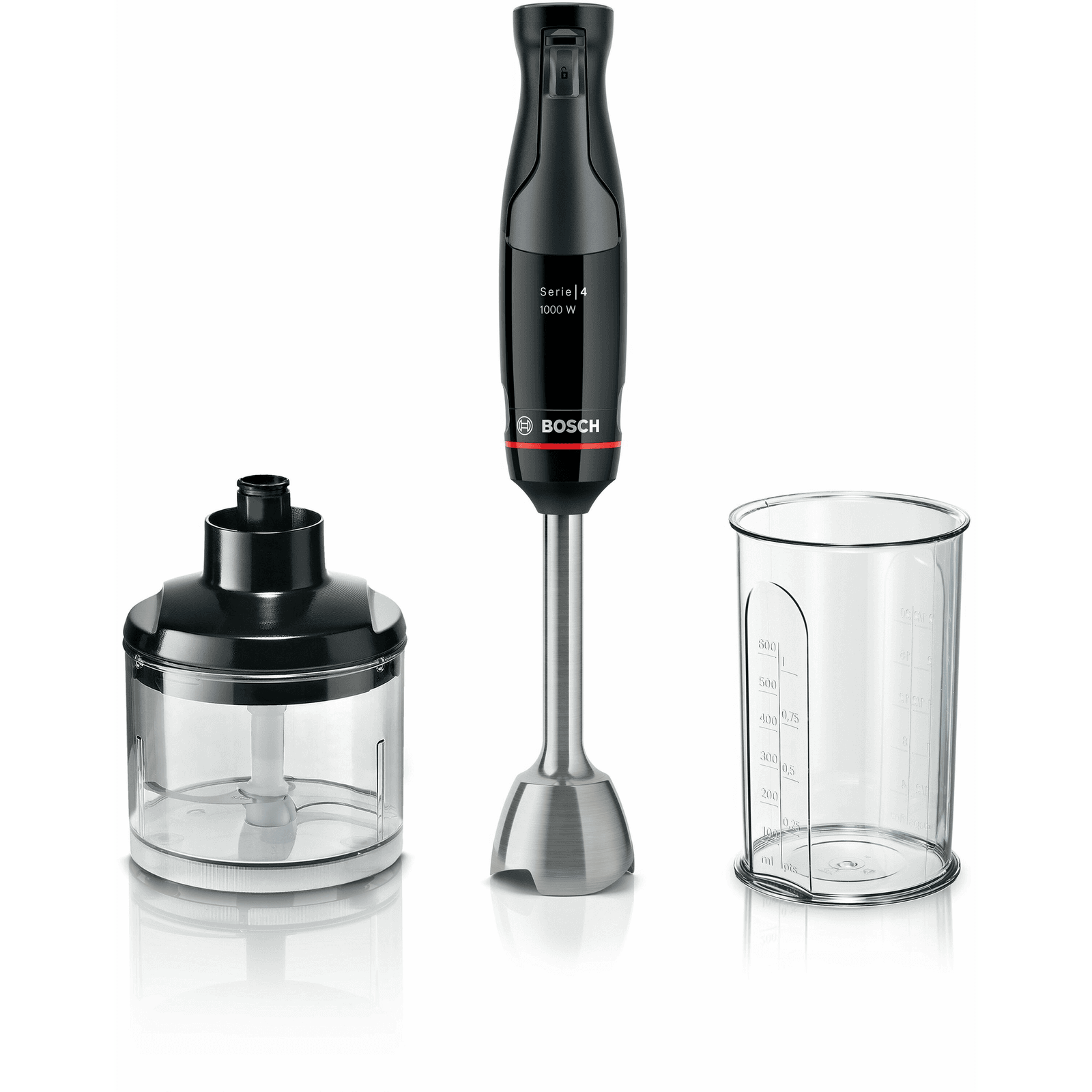 Bosch Serie 4 MSM4B620 mixér 0,6 L Ponorný mixér 1000 W Čierna