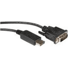 Value 11.99.5612 5 m kábel adaptér DisplayPort na DVI-D, čierny