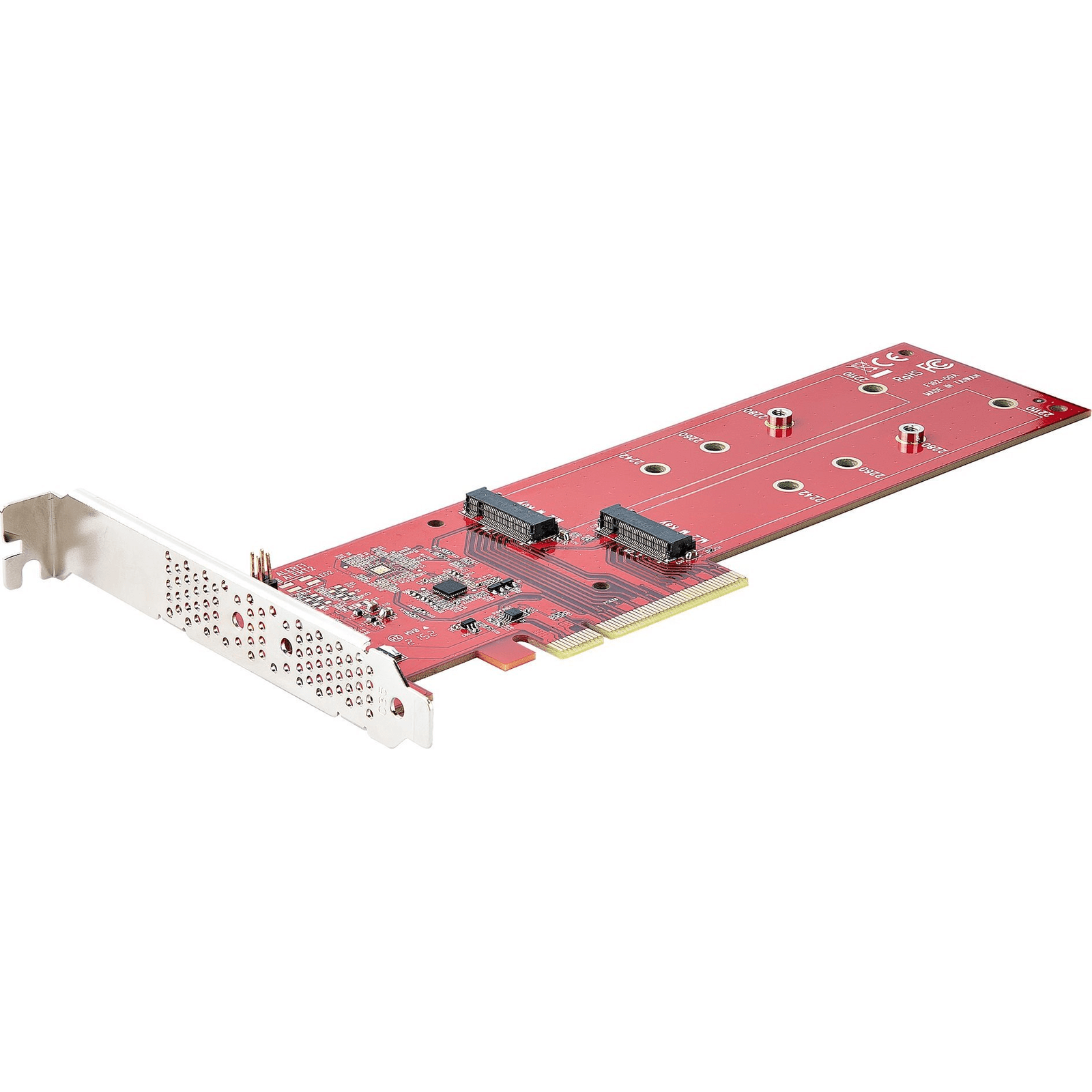 StarTech.com DUAL-M2-PCIE-CARD-B karta rozhrania/adaptér Interný M.2
