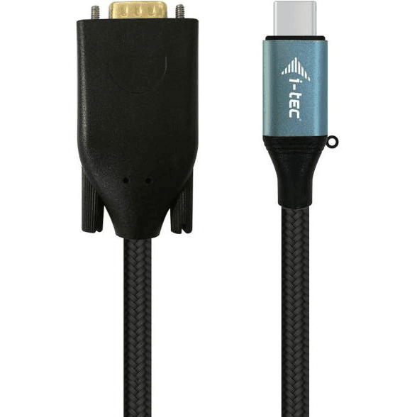 i-tec C31CBLVGA60HZ adaptér na video kábel 1,5 m USB Typ-C VGA (D-Sub) Čierna, Modrá
