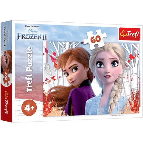 Trefl The enchanted world of Anna and Elsa Puzzle 60 kusov rozprávky