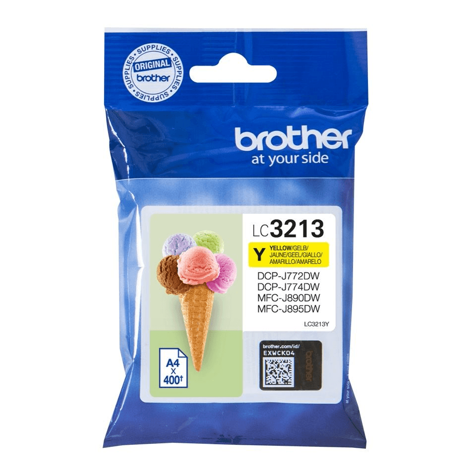 Brother LC-3213Y atramentová náplň Originál Vysoký (XL) výnos Žltá