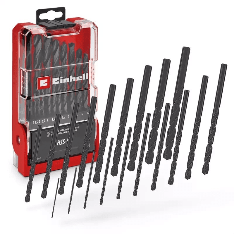 Einhell Sada vrtákov do kovu HSS-R 1-10 mm - 19 szt.
