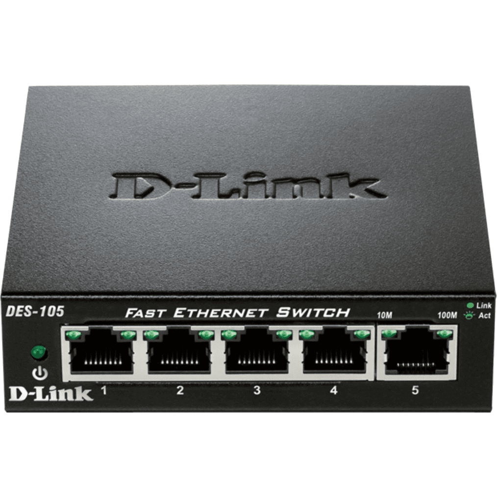 Prepínač D-Link DES-105