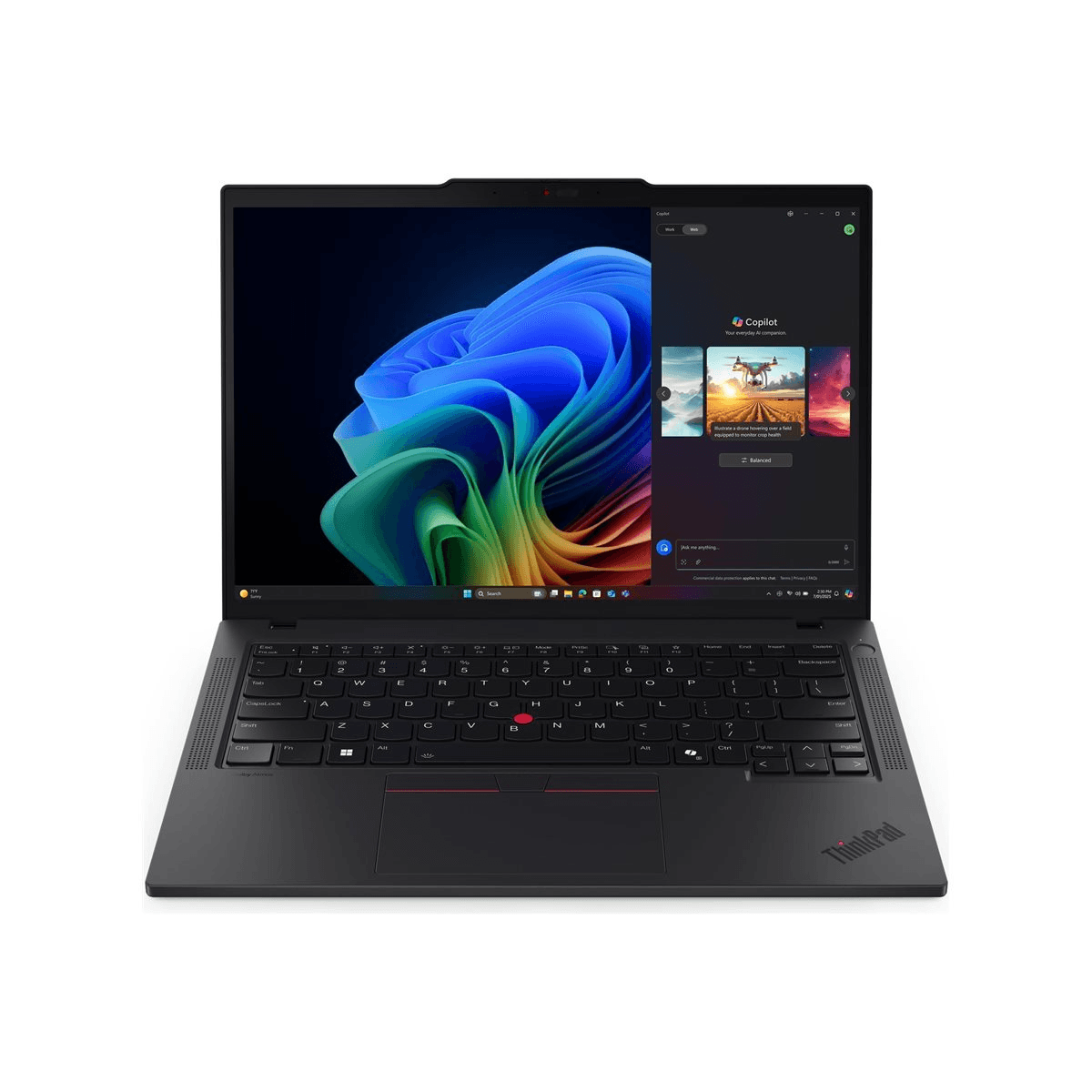 Lenovo ThinkPad T14 Gen 6 (Intel) Copilot+ PC Intel Core Ultra 7 258V Laptop 35,6 cm (14") WUXGA 32 GB LPDDR5x-SDRAM 512 GB SSD Wi-Fi 7 (802.11be) Windows 11 Pro Nordická Čierna