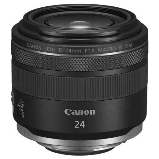 Canon RF 24 mm f1.8 Macro IS STM MILC Objektív s veľkým priblížením Čierna