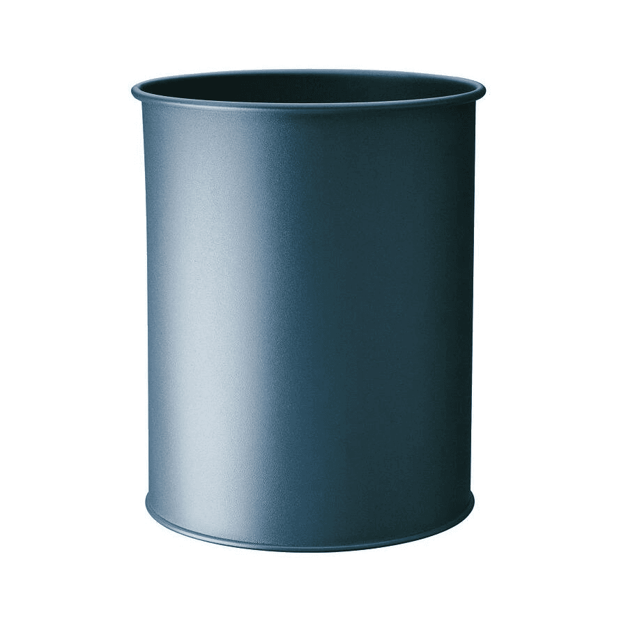 KÔŠ NA ODPADKY KOVOVÝ OKRÚHLY BEZ KRYTU 315x260mm ANTRACIT Durable 15L