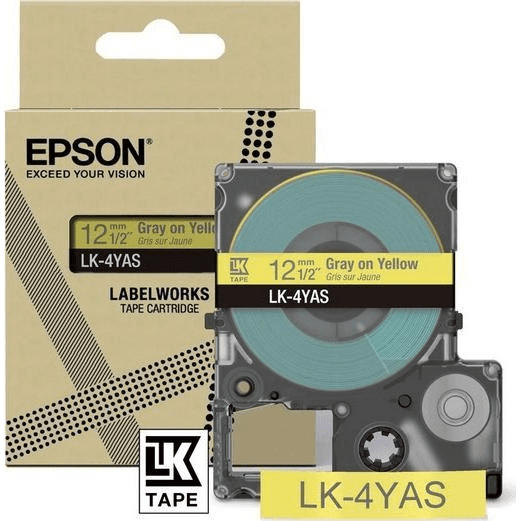 Epson LK-4YAS Šedá, Žltá