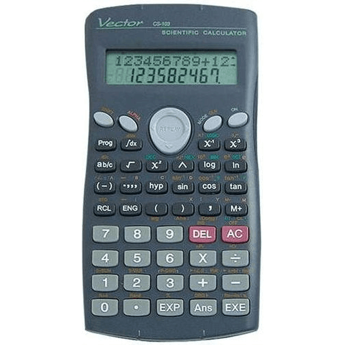 Kancelárska vedecká kalkulačka Vector CS-103