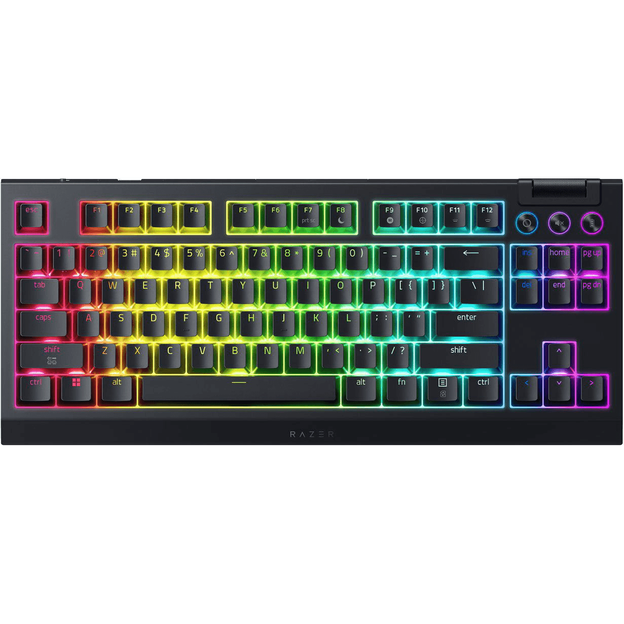 Mechanická klávesnica Razer BlackWidow V4 Tenkeyless HyperSpeed Orange