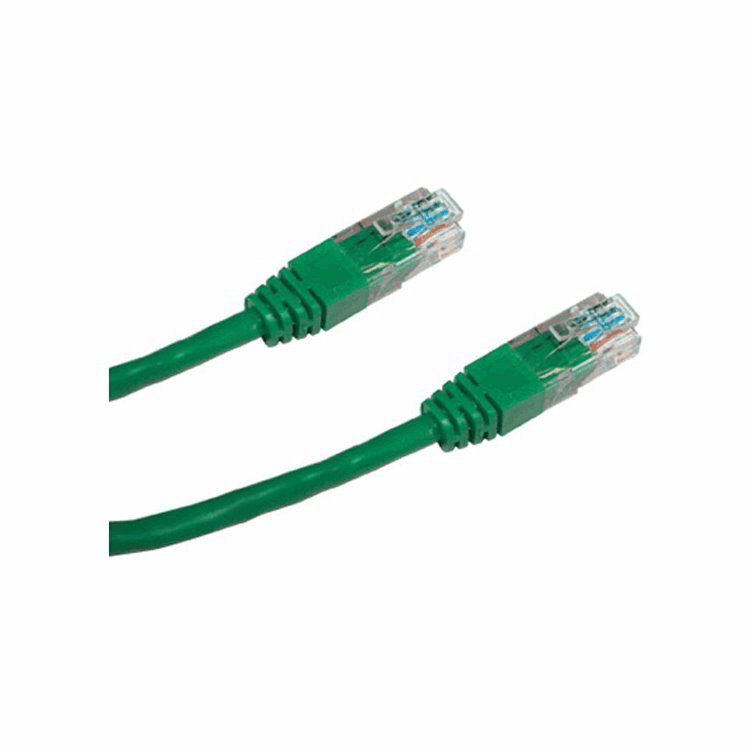 Patchcord Lanberg UTP kat.6 2 m zelený 10-Pack