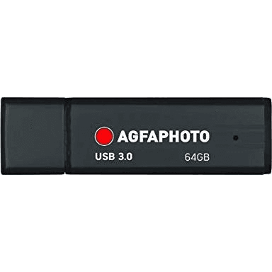USB kľúč AgfaPhoto USB 3.2 Gen 1 64GB 64 GB USB 3.2 čierny