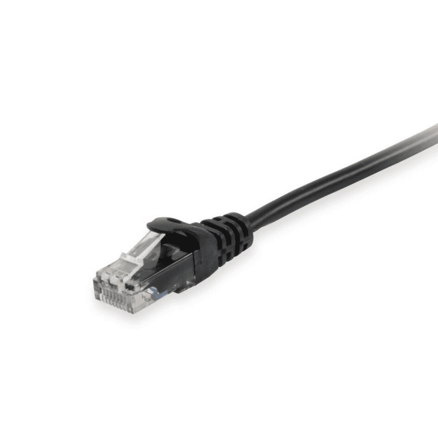 Equip Cat.5e U/UTP 15m sieťový kábel Čierna Cat5e U/UTP (UTP)