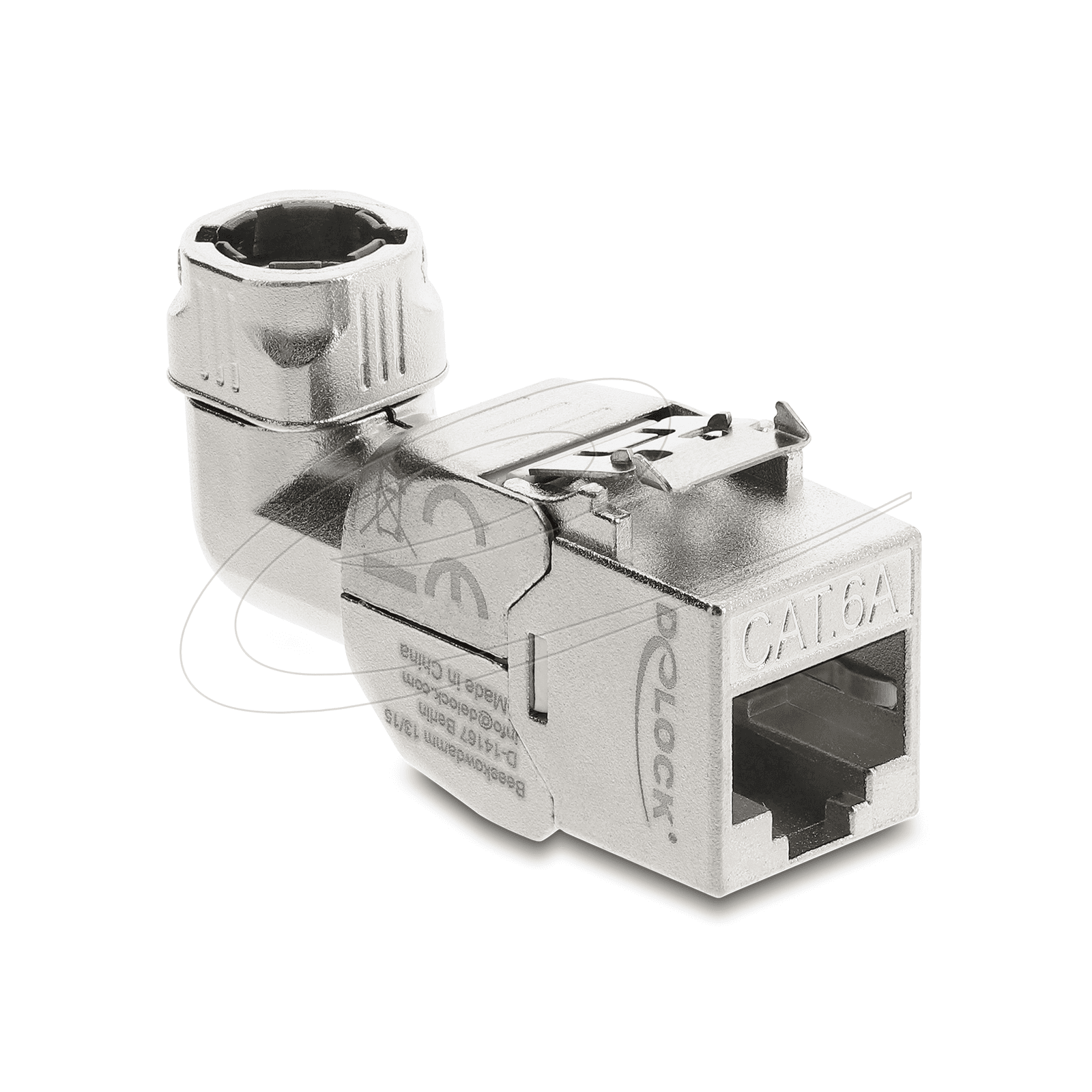 Keystone modul RJ45 samica na LSA Cat.6A kovová západka Delock 90797