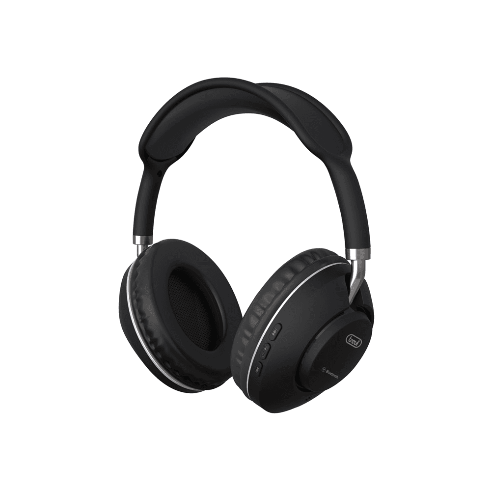 Trevi DJ 12E42 BT Slúchadlá s mikrofónom Káblový a bezdrôtový Pres hlavu Hovor / hudba Čierna