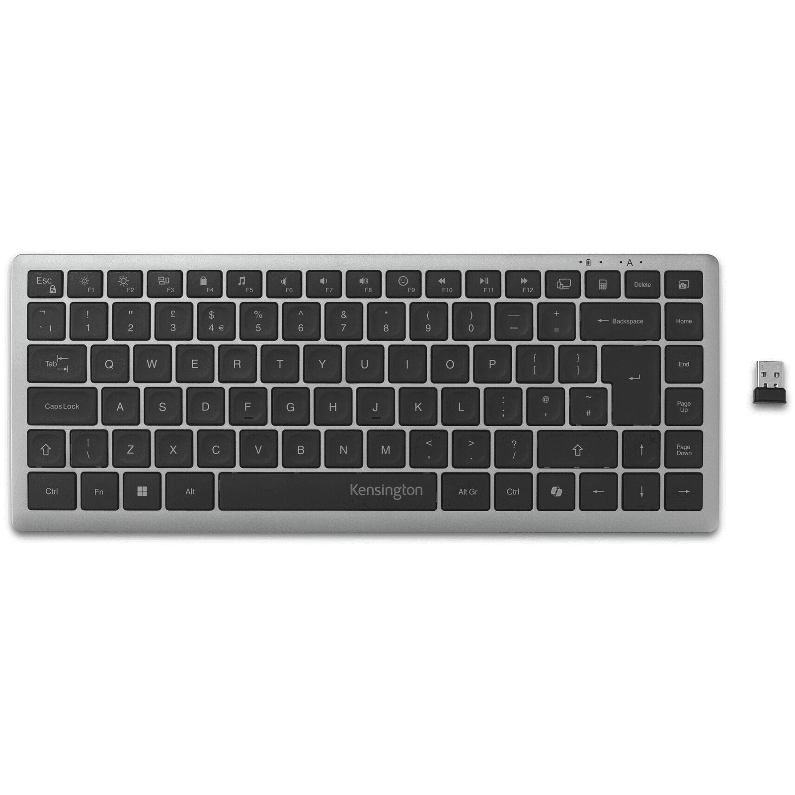 Kensington K75409WW klávesnica Domov / kancelária RF Wireless + Bluetooth QWERTY Šedá