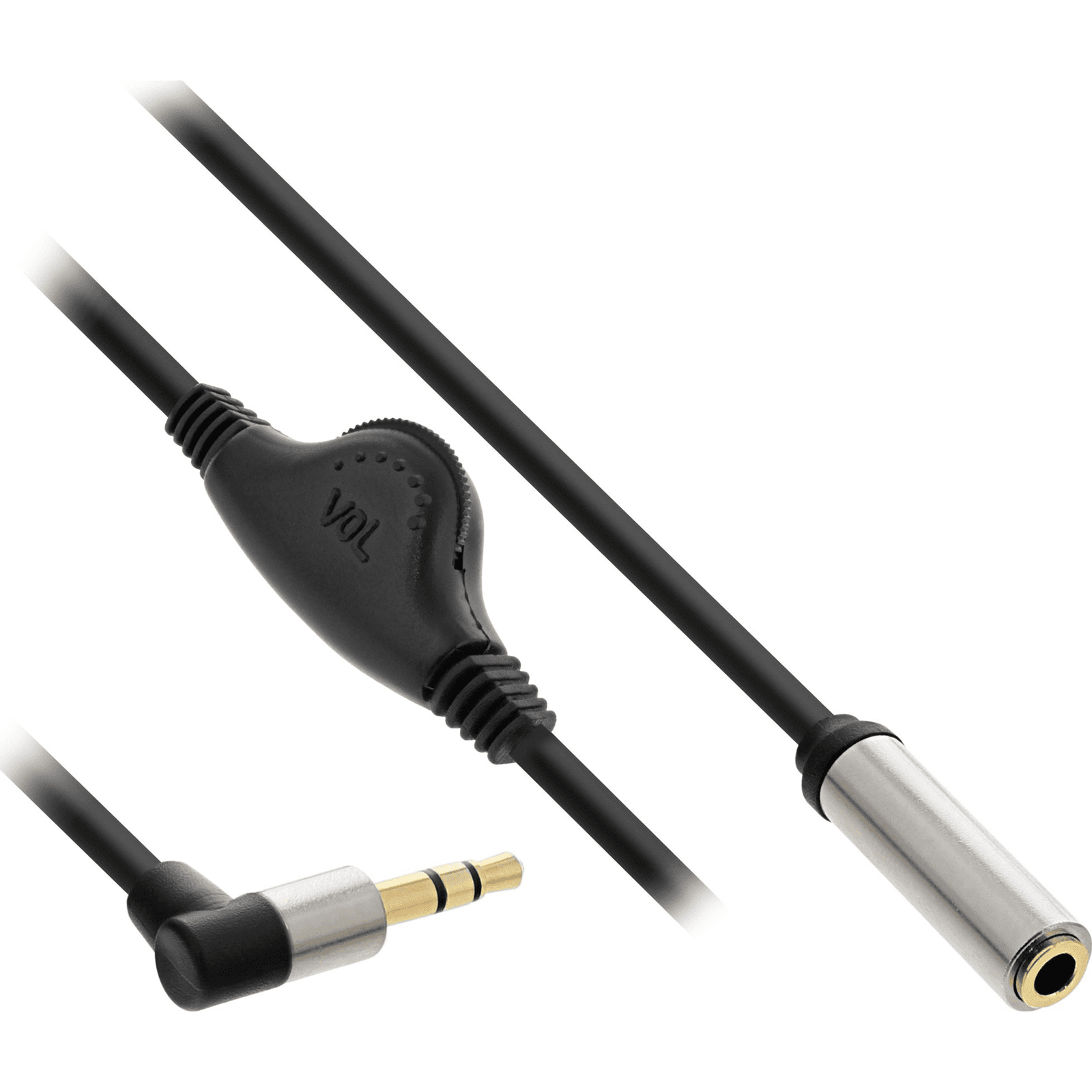 InLine 99253C audio kábel 0,25 m 3.5mm Čierna
