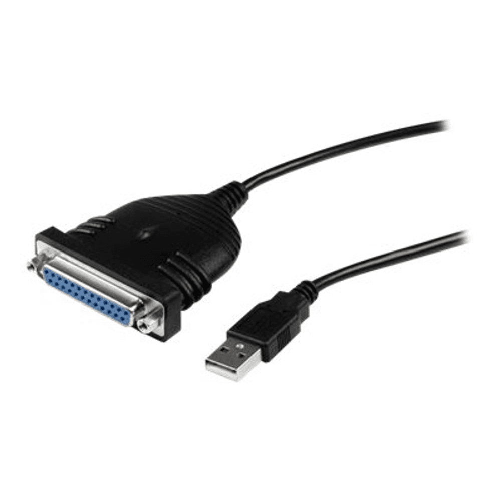 StarTech.com ICUSB1284D25 paralelný kábel Čierna 1,9 m