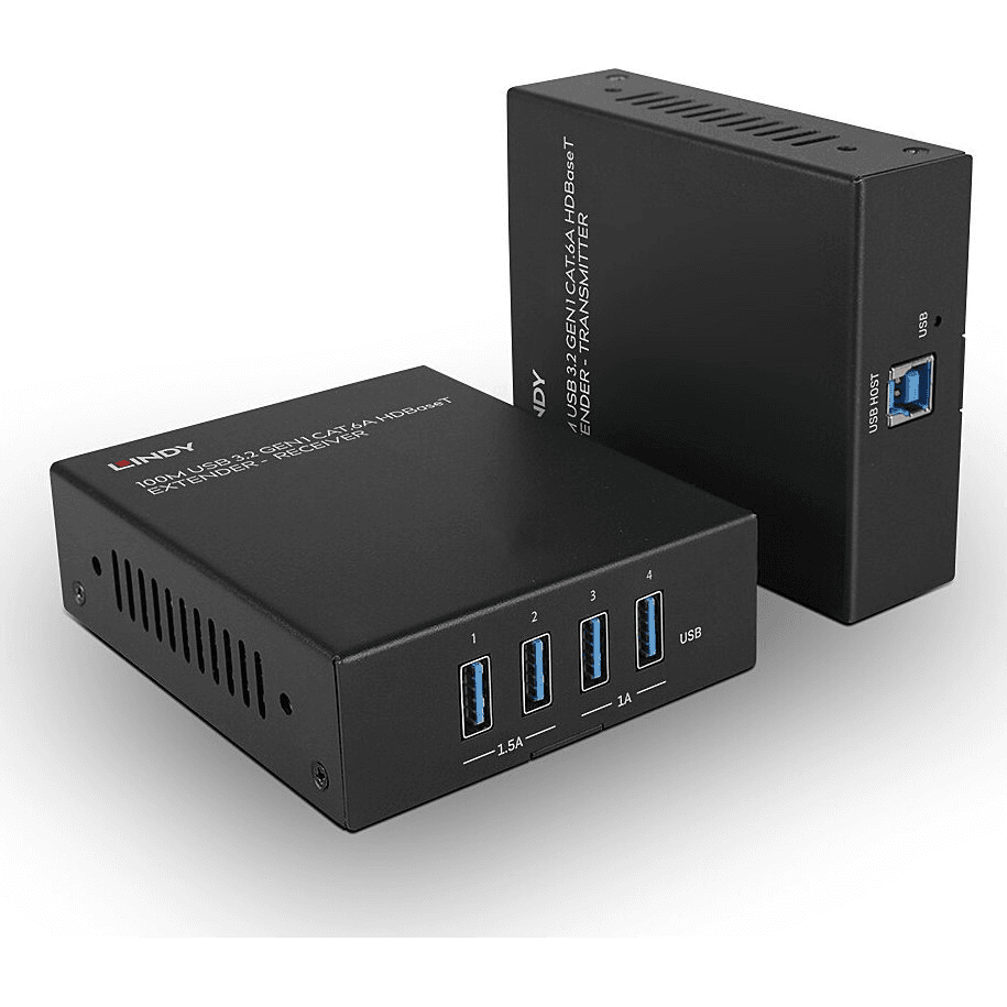 Lindy 43410 KVM nástavec Vysielač a prijímač