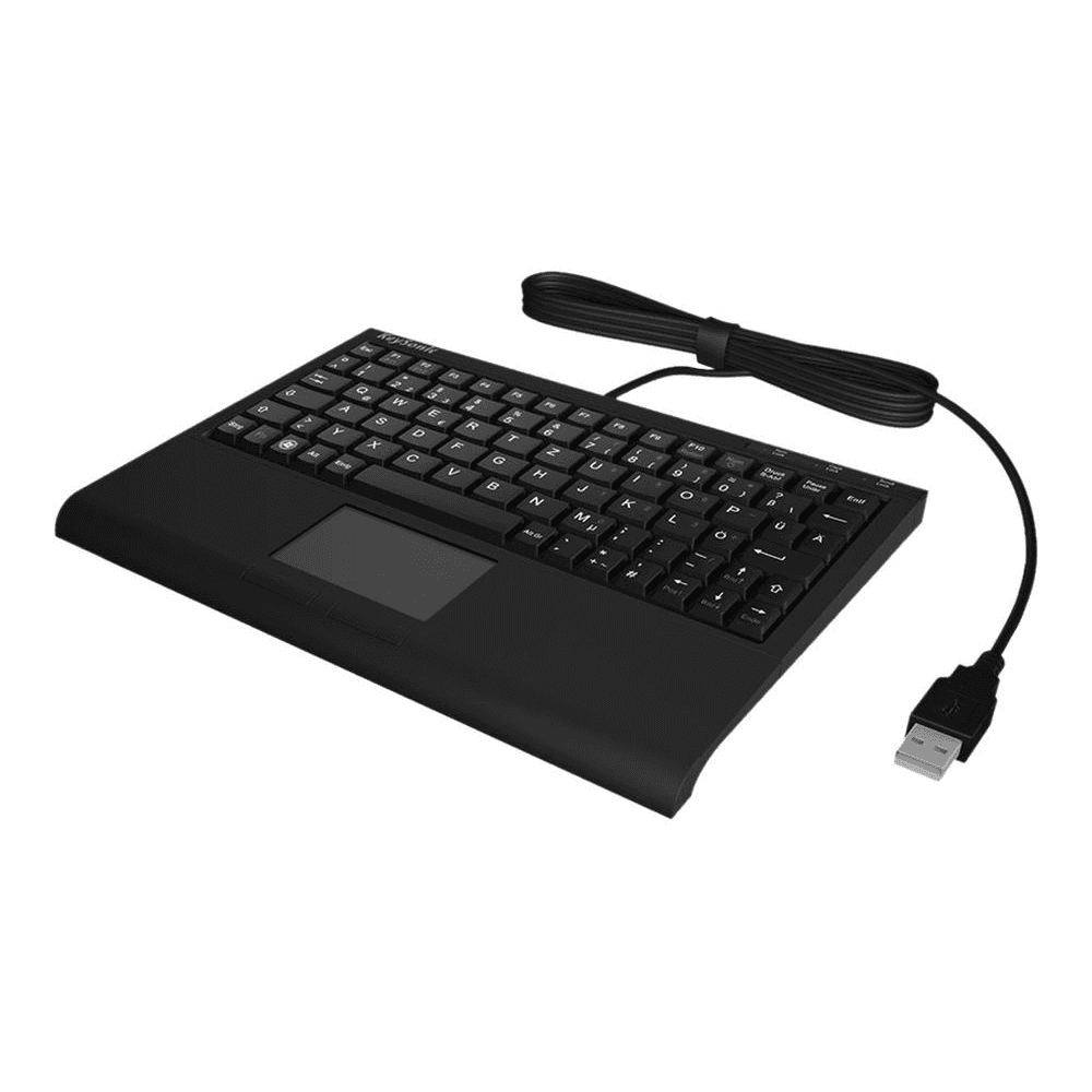 KeySonic ACK-3410 klávesnica USB QWERTZ Nemecký Čierna