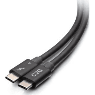C2G C2G28886 0,8 m 40 Gbit/s Čierna