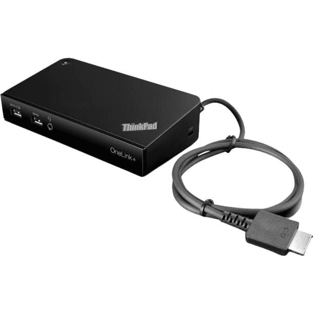 Lenovo 40A40090IT dokovacia stanica a replikátor portov Kábel Čierna