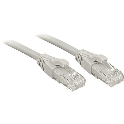 Lindy Cat.6 UTP 0.5m sieťový kábel Šedá 0,5 m Cat6 U/UTP (UTP)