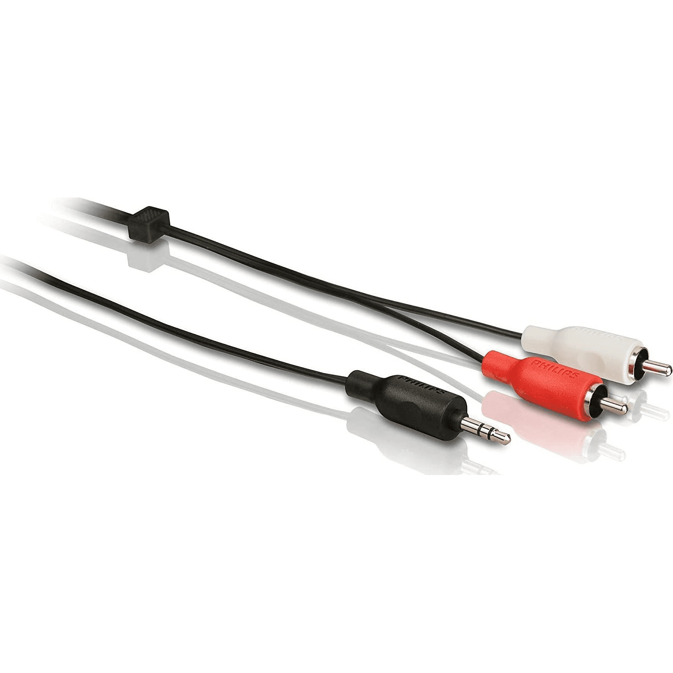 Philips SWA2520W/10 audio kábel 3 m 3.5mm 2 x RCA Čierna