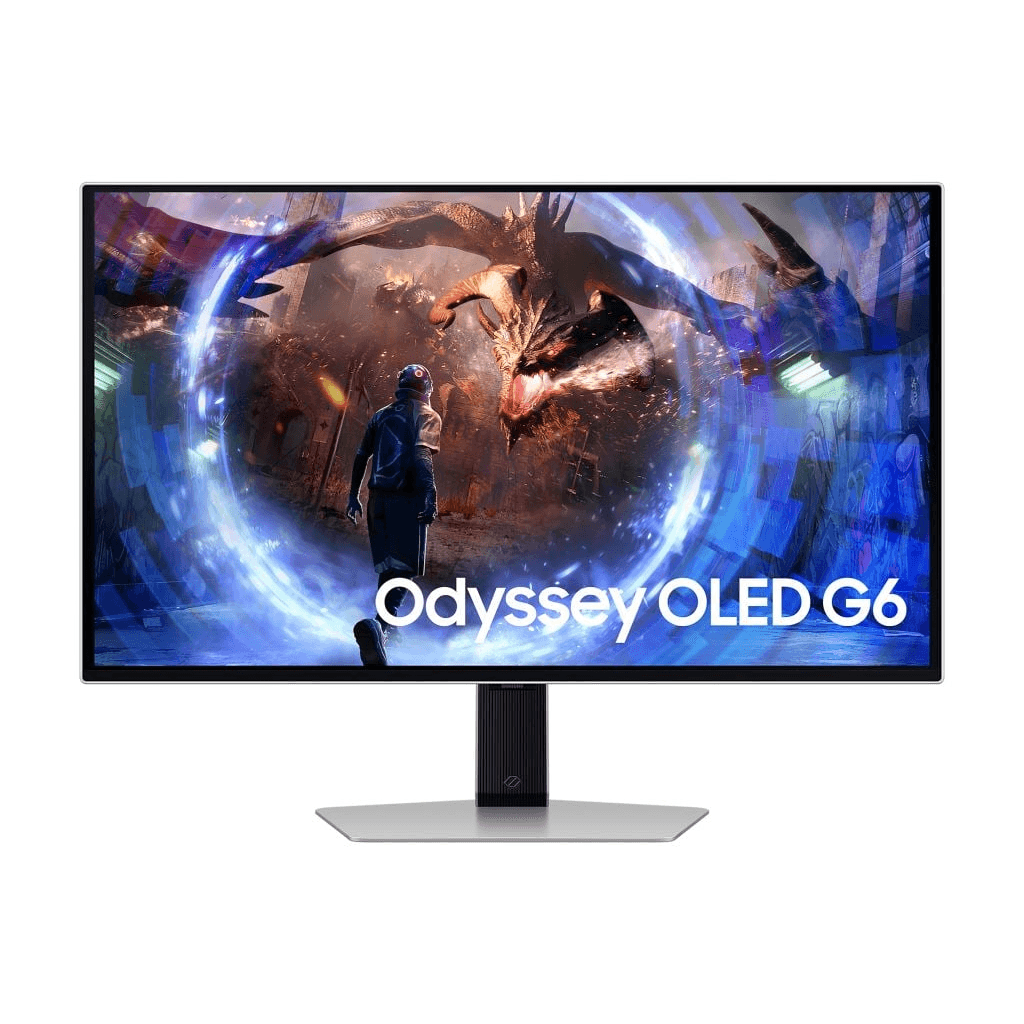 Samsung G60SD LCD monitor 68,6 cm (27") 2560 x 1440 px Quad HD OLED Strieborná
