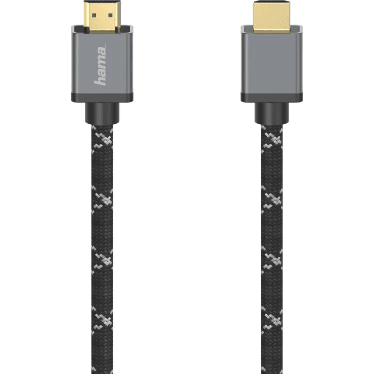 Hama 00205240 HDMI kábel 3 m Typ HDMI (štandard) Čierna, Šedá