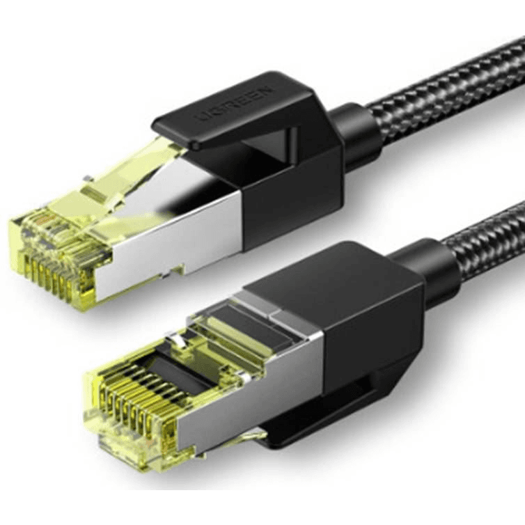 Kábel Ugreen NW150 80424 Ethernet RJ45 Cat 7 10Gbps 3m - čierny