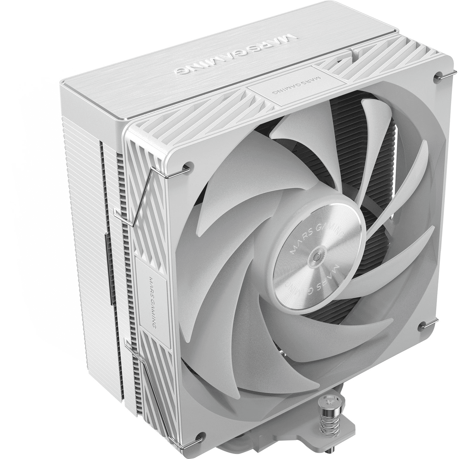 Mars Gaming MCPUX5W systém chladenia počítačov Procesor Vzduchový chladič 12 cm Biela 1 kusov