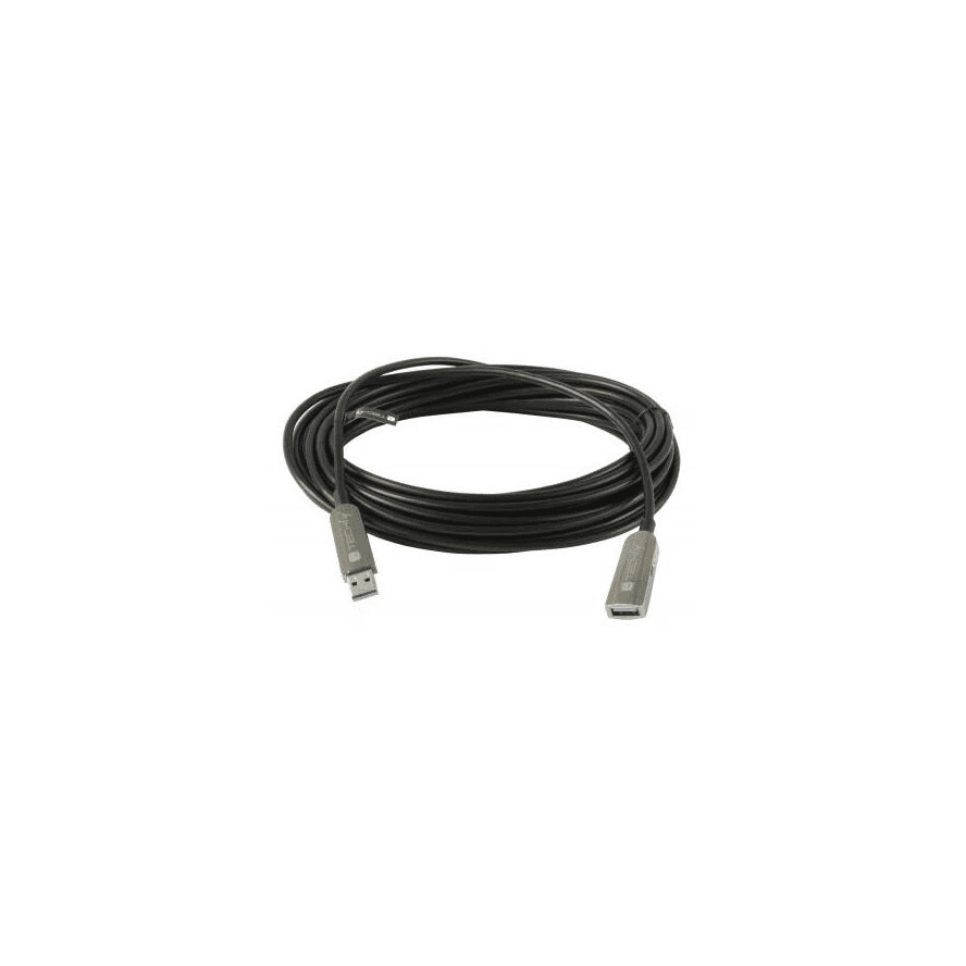Techly ICOC U3AMF-HY-020 USB kábel 20 m USB 3.2 Gen 1 (3.1 Gen 1) USB A Čierna