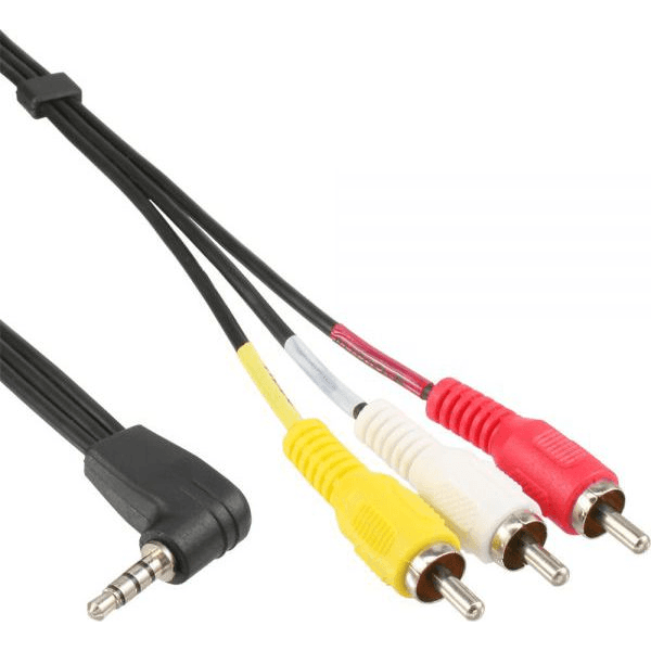 InLine 89600 adaptér na video kábel 1,5 m 3.5mm 3 x RCA Čierna