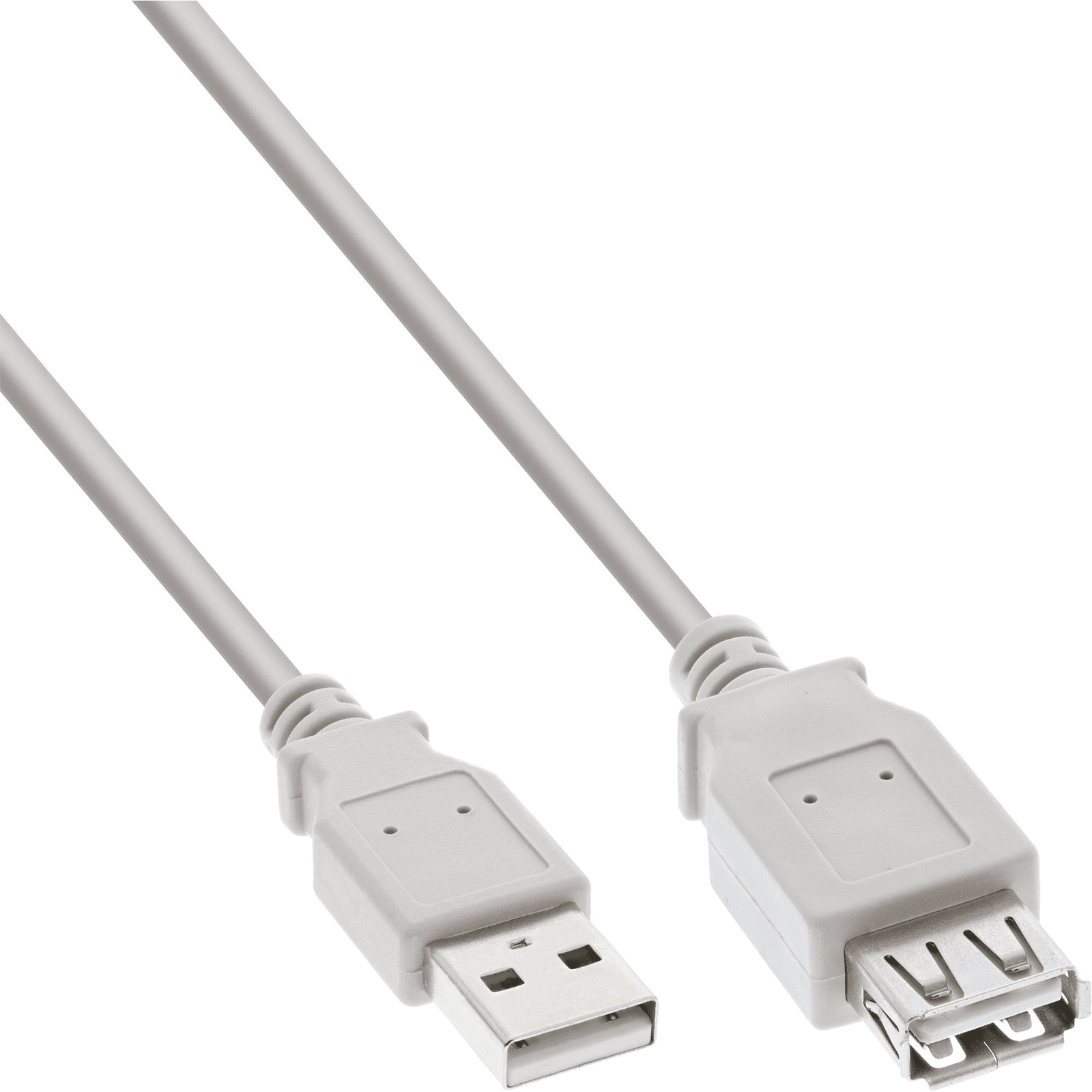 InLine 34602X USB kábel USB 2.0 2 m USB A Béžová