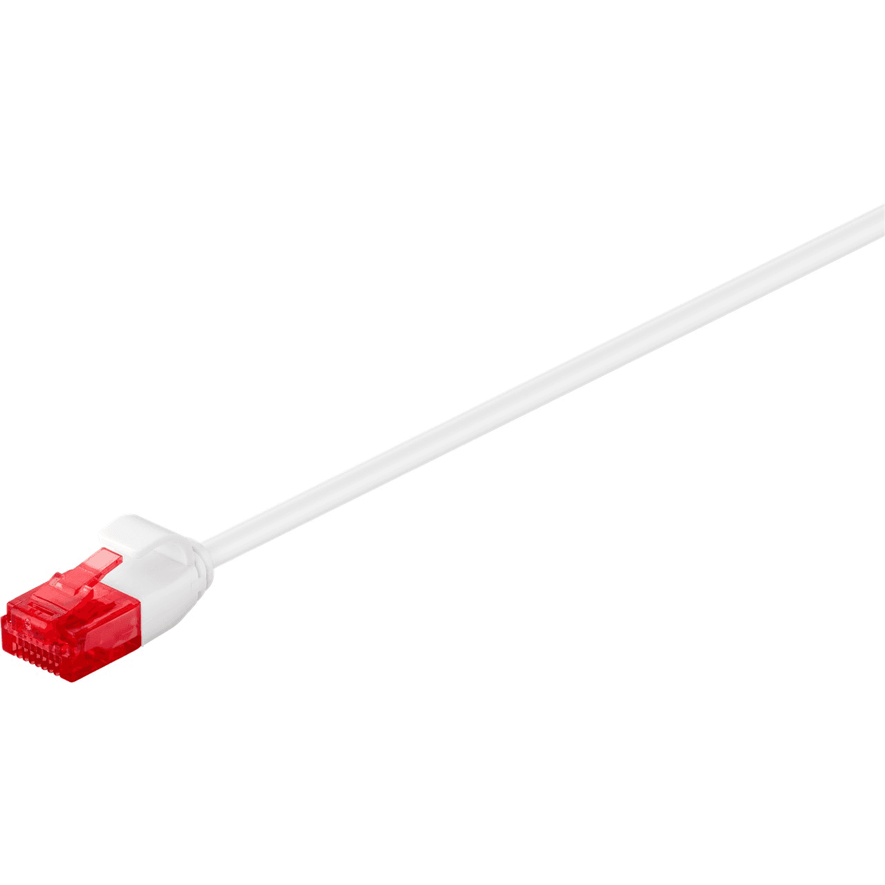 Kábel Patchcord CAT 6 U/UTP SLIM 7.5m biely